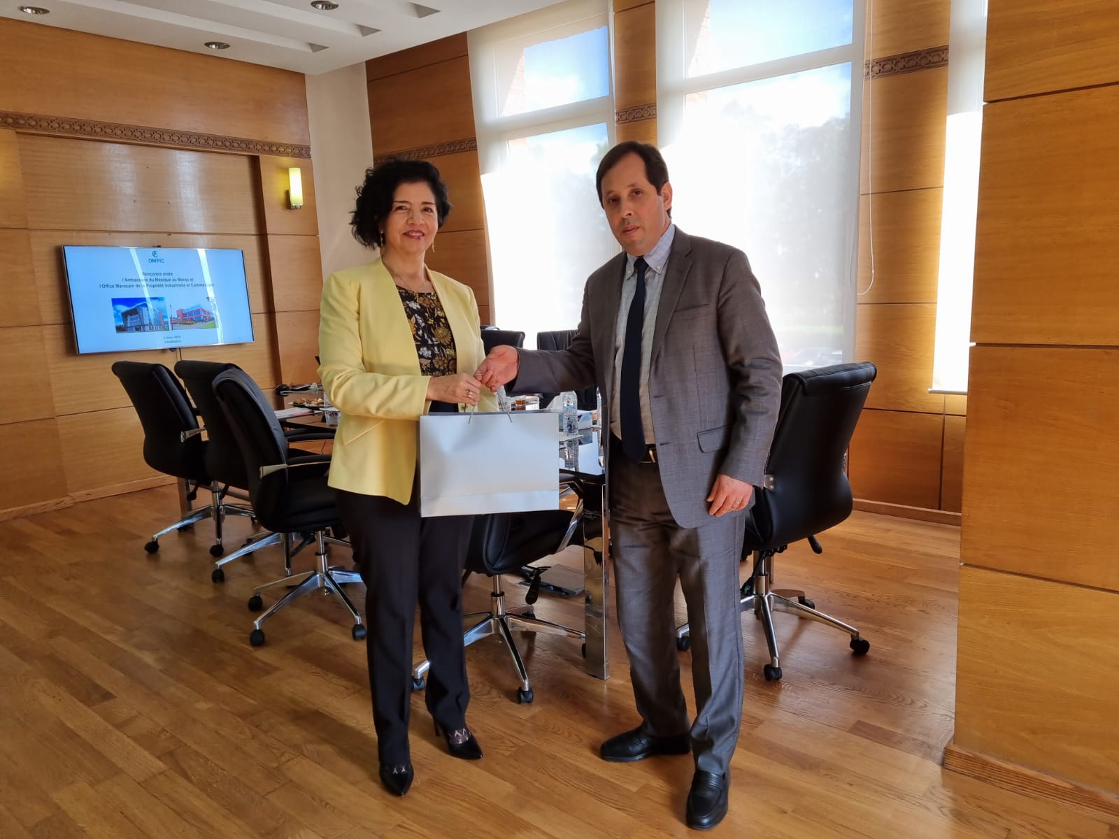 Rencontre entre DG de l'OMPIC et l'Ambassadeur du Mexique au Maroc