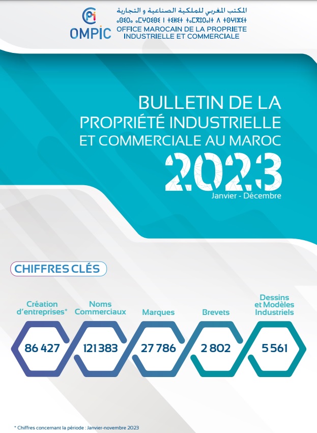 نشرة الملكية الصناعية والتجارية يناير- دجنبر 2023