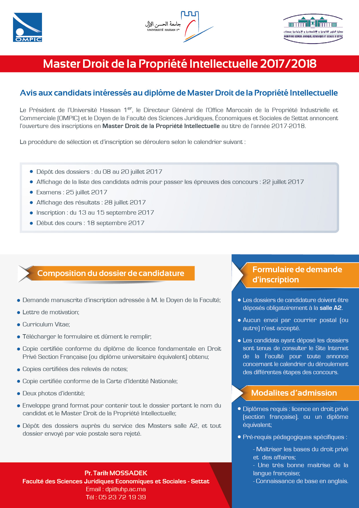 Master sur le droit de la propriété intellectuelle