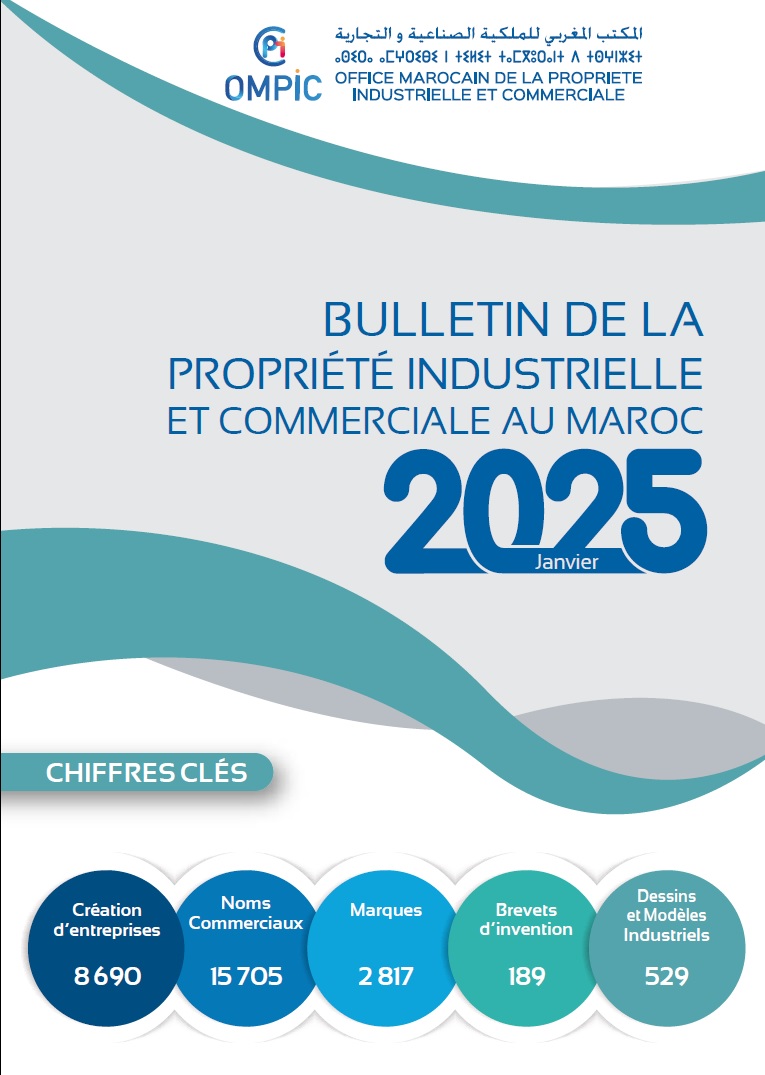 BULLETIN DE LA PROPRIÉTÉ INDUSTRIELLE ET COMMERCIALE JANVIER 2025